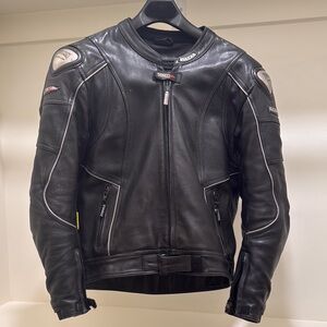 Black Leather Motorcycle Jacket